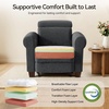image:imageMCombo Wall Hugger Power Recliner Chair for Small Spaces RV amp Living Room HL164 BeigeDark Grey