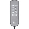 image:imageMCombo Massage Remote Controller Replacement Part with 3 Intensity 3 Modes Lumbar Heat Grey
