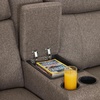 image:imageMCombo 708 Zero Gravity Power Loveseat Recliner Sofa with Massage and Dual Heating Adjustable Headrest USB amp Type C Port for Living Room Fabric PR606M2 BeigeMocha