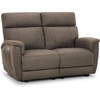 image:imageMCombo 708 Zero Gravity Power Loveseat Recliner Sofa with Massage and Dual Heating Adjustable Headrest USB amp Type C Port for Living Room Fabric PR606M2 BeigeMocha