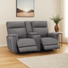 image:imageMCombo 708 Zero Gravity Power Loveseat Recliner Sofa with Massage and Dual Heating Adjustable Headrest USB amp Type C Port for Living Room Fabric PR606M2 BeigeDark Grey