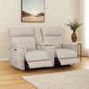 image:imageMCombo 708 Zero Gravity Power Loveseat Recliner Sofa with Massage and Dual Heating Adjustable Headrest USB amp Type C Port for Living Room Fabric PR606M2 BeigeBeige