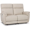 image:imageMCombo 708 Zero Gravity Power Loveseat Recliner Sofa with Massage and Dual Heating Adjustable Headrest USB amp Type C Port for Living Room Fabric PR606M2 BeigeBeige