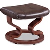 image:imageMCombo Manual Swivel Recliner with Ottoman Chair Ottoman Set for RV Small Spaces Living Room Bedroom Office 4919 Chenille BlueDark Brown