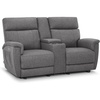image:imageMCombo 708 Zero Gravity Power Loveseat Recliner Sofa with Massage and Dual Heating Adjustable Headrest USB amp Type C Port for Living Room Fabric PR606M2 BeigeDark Grey
