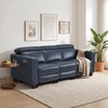 image:imageMCombo 854 Zero Wall Hugger Power Recliner Sofa HL198M3 Toast  3Seater Power Headrest USB A amp C Charge Ports Solid Wood Legs Small Spaces Living Room Breathable Faux LeatherPacific