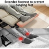 image:imageMCombo Dual Motor Power Lift Recliner Chair for Elderly Massage and Heat Lay Flat Zero Gravity Home Button USB Port Faux Leather 7680 Cream White LargeBeige