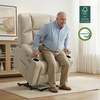 image:imageMCombo Dual Motor Power Lift Recliner Chair for Elderly Massage and Heat Lay Flat Zero Gravity Home Button USB Port Faux Leather 7680 Cream White LargeBeige