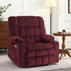 image:imageMCombo Oversized Dual Motor Power Lift Recliner Chair for Elderly R7891  Heat and Massage Zero Gravity Lift Chair Infinite Position Lay Flat USB Ports Big amp Tall Fabric LargeWide BurgundyBurgundy