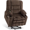 image:imageMCombo Oversized Dual Motor Power Lift Recliner Chair for Elderly R7891  Heat and Massage Zero Gravity Lift Chair Infinite Position Lay Flat USB Ports Big amp Tall Fabric LargeWide BurgundyCoffee