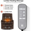 image:imageMCombo Oversized Dual Motor Power Lift Recliner Chair for Elderly R7891  Heat and Massage Zero Gravity Lift Chair Infinite Position Lay Flat USB Ports Big amp Tall Fabric LargeWide BurgundyCoffee