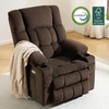 image:imageMCombo Oversized Dual Motor Power Lift Recliner Chair for Elderly R7891  Heat and Massage Zero Gravity Lift Chair Infinite Position Lay Flat USB Ports Big amp Tall Fabric LargeWide BurgundyCoffee