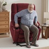 image:imageMCombo Oversized Dual Motor Power Lift Recliner Chair for Elderly R7891  Heat and Massage Zero Gravity Lift Chair Infinite Position Lay Flat USB Ports Big amp Tall Fabric LargeWide BurgundyBurgundy