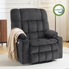image:imageMCombo Oversized Dual Motor Power Lift Recliner Chair for Elderly R7891  Heat and Massage Zero Gravity Lift Chair Infinite Position Lay Flat USB Ports Big amp Tall Fabric LargeWide BurgundyDark Gray