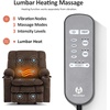 image:imageMCombo Oversized Dual Motor Power Lift Recliner Chair for Elderly R7891  Heat and Massage Zero Gravity Lift Chair Infinite Position Lay Flat USB Ports Big amp Tall Fabric LargeWide BurgundyCoffee