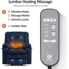 image:imageMCombo Oversized Dual Motor Power Lift Recliner Chair for Elderly R7891  Heat and Massage Zero Gravity Lift Chair Infinite Position Lay Flat USB Ports Big amp Tall Fabric LargeWide BurgundyNavy Blue