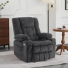 image:imageMCombo Oversized Dual Motor Power Lift Recliner Chair for Elderly R7891  Heat and Massage Zero Gravity Lift Chair Infinite Position Lay Flat USB Ports Big amp Tall Fabric LargeWide BurgundyDark Gray