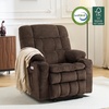 image:imageMCombo Oversized Dual Motor Power Lift Recliner Chair for Elderly R7891  Heat and Massage Zero Gravity Lift Chair Infinite Position Lay Flat USB Ports Big amp Tall Fabric LargeWide BurgundyCoffee