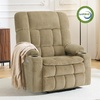 image:imageMCombo Oversized Dual Motor Power Lift Recliner Chair for Elderly R7891  Heat and Massage Zero Gravity Lift Chair Infinite Position Lay Flat USB Ports Big amp Tall Fabric LargeWide BurgundyBeige