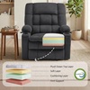 image:imageMCombo Oversized Dual Motor Power Lift Recliner Chair for Elderly R7891  Heat and Massage Zero Gravity Lift Chair Infinite Position Lay Flat USB Ports Big amp Tall Fabric LargeWide BurgundyDark Gray