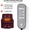 image:imageMCombo Oversized Dual Motor Power Lift Recliner Chair for Elderly R7891  Heat and Massage Zero Gravity Lift Chair Infinite Position Lay Flat USB Ports Big amp Tall Fabric LargeWide BurgundyBurgundy