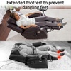 image:imageMCombo Small Power Lift Recliner Chair for Elderly Heat and Massage 7408  FSC amp OEKOTEX Certified USBampType C Charging Port Cup Holders Side Pockets Faux Leather Notool AssemblyDark Brown