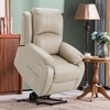 image:imageMCombo Small Power Lift Recliner Chair for Elderly Heat and Massage 7408  FSC amp OEKOTEX Certified USBampType C Charging Port Cup Holders Side Pockets Faux Leather Notool AssemblyBeige