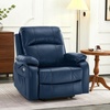 image:imageMCombo Small Power Lift Recliner Chair for Elderly Heat and Massage 7408  FSC amp OEKOTEX Certified USBampType C Charging Port Cup Holders Side Pockets Faux Leather Notool AssemblyNavy Blue
