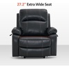 image:imageMCombo Small Power Lift Recliner Chair for Elderly Heat and Massage 7408  FSC amp OEKOTEX Certified USBampType C Charging Port Cup Holders Side Pockets Faux Leather Notool AssemblyBlack