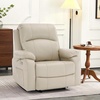 image:imageMCombo Small Power Lift Recliner Chair for Elderly Heat and Massage 7408  FSC amp OEKOTEX Certified USBampType C Charging Port Cup Holders Side Pockets Faux Leather Notool AssemblyBeige