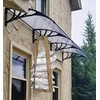 image:imageMCombo 40120 Window Awning Outdoor Polycarbonate Front Door Patio Cover Garden Canopy 60554012 Dark Brown