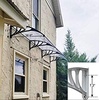 image:imageMCombo 40120 Window Awning Outdoor Polycarbonate Front Door Patio Cover Garden Canopy 60554012 Dark Brown