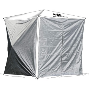 image:imageMcombo Popup Portable Gazebo Screen Tent Wind Panels P1024 Gray 4 Panels 710 x 710