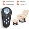 image:imageMCombo Swivel Recliner with Ottoman Chair TV Chair Sets with Vibration Massage for Small Space Living Room Bedroom 9096 9099 Textile BlueCream White