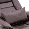 image:imageMCombo Swivel Recliner with Ottoman Chair TV Chair Sets with Vibration Massage for Small Space Living Room Bedroom 9096 9099 Textile BlueDark Brown