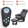 image:imageMCombo Swivel Recliner with Ottoman Chair TV Chair Sets with Vibration Massage for Small Space Living Room Bedroom 9096 9099 Textile BlueDark Grey