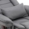 image:imageMCombo Swivel Recliner with Ottoman Chair TV Chair Sets with Vibration Massage for Small Space Living Room Bedroom 9096 9099 Textile BlueGrey