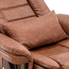 image:imageMCombo Swivel Recliner with Ottoman Chair TV Chair Sets with Vibration Massage for Small Space Living Room Bedroom 9096 9099 Textile BlueSaddle