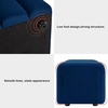 image:imageMCombo 545 Velvet Bench for Bedroom End of Bed Ottoman for Entryway 4698 BeigeBlue