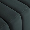 image:imageMCombo 545 Velvet Bench for Bedroom End of Bed Ottoman for Entryway 4698 BeigeDark Grey