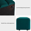 image:imageMCombo 545 Velvet Bench for Bedroom End of Bed Ottoman for Entryway 4698 BeigeGreen