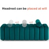 image:imageMCombo 545 Velvet Bench for Bedroom End of Bed Ottoman for Entryway 4698 BeigeGreen