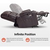 image:imageMCombo Small Dual Motor Power Lift Recliner Chair for Petite Elderly 7893  Heat and Massage Zero Gravity Lift Chair Infinite Position Lay Flat USB Ports Faux Leather Small BlueDark Brown