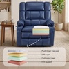 image:imageMCombo Small Dual Motor Power Lift Recliner Chair for Petite Elderly 7893  Heat and Massage Zero Gravity Lift Chair Infinite Position Lay Flat USB Ports Faux Leather Small BlueBlue