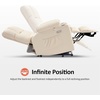 image:imageMCombo Small Dual Motor Power Lift Recliner Chair for Petite Elderly 7893  Heat and Massage Zero Gravity Lift Chair Infinite Position Lay Flat USB Ports Faux Leather Small BlueCream White