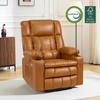 image:imageMCombo Small Dual Motor Power Lift Recliner Chair for Petite Elderly 7893  Heat and Massage Zero Gravity Lift Chair Infinite Position Lay Flat USB Ports Faux Leather Small BlueTawny