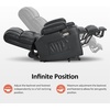 image:imageMCombo Small Dual Motor Power Lift Recliner Chair for Petite Elderly 7893  Heat and Massage Zero Gravity Lift Chair Infinite Position Lay Flat USB Ports Faux Leather Small BlueBlack