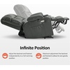 image:imageMCombo Small Dual Motor Power Lift Recliner Chair for Petite Elderly 7893  Heat and Massage Zero Gravity Lift Chair Infinite Position Lay Flat USB Ports Faux Leather Small BlueGrey