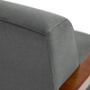 image:imageMCombo Swivel Glider Accent Chair 360 Swivel amp 30 Rocking Wood Arm 4494  Classic Style Wrinkle Resistant amp Fade Resistant Fabric Supportive Seating Living Room Bedroom GreyGrey