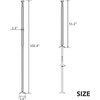 image:imageMCombo Adjustable Aluminum Awning Support Post for Ground or Railing Mount Outdoor Awning Stabilizing Pole